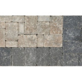 OAKS Colonnade Tumbled Paver in Onyx Black Color, 2-3/8" H x 6" W x 9" L